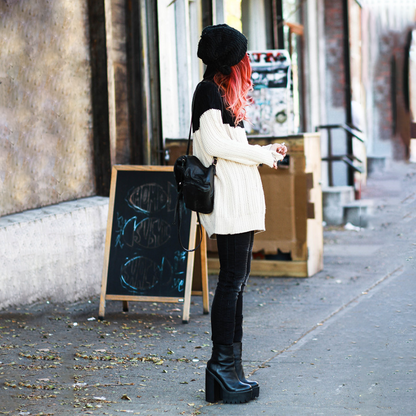 Vintage Minimalist Knitted Sweater