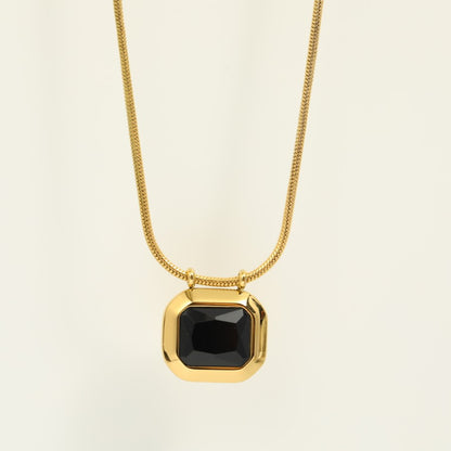 Women's Cube Crystal Necklace