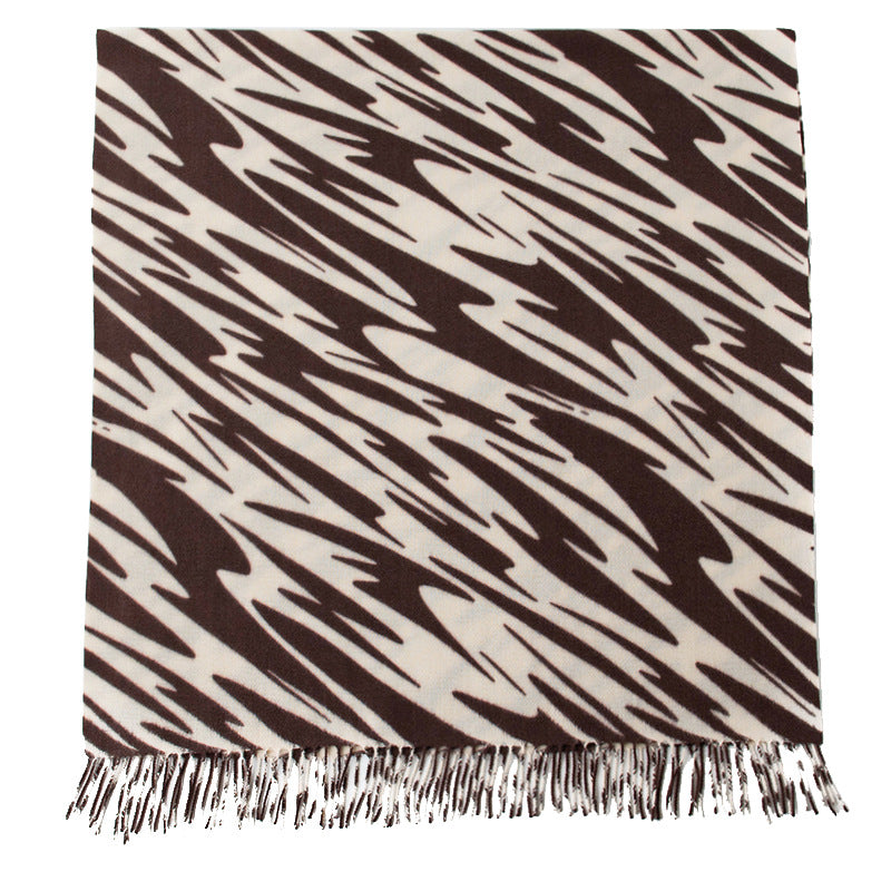 Fashionable Animal Print Scarf