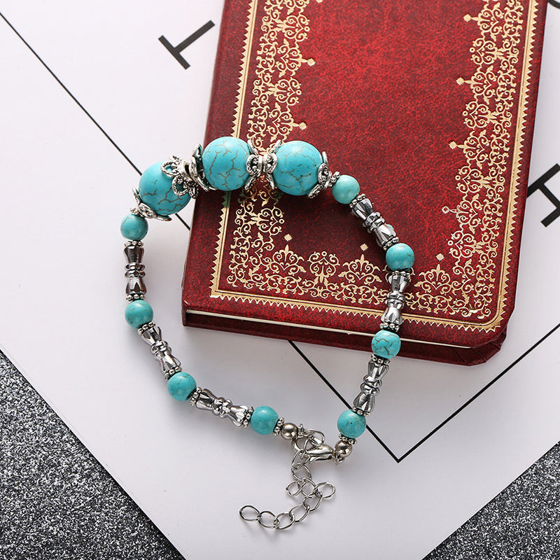 Vintage Beaded Turquoise Bracelet