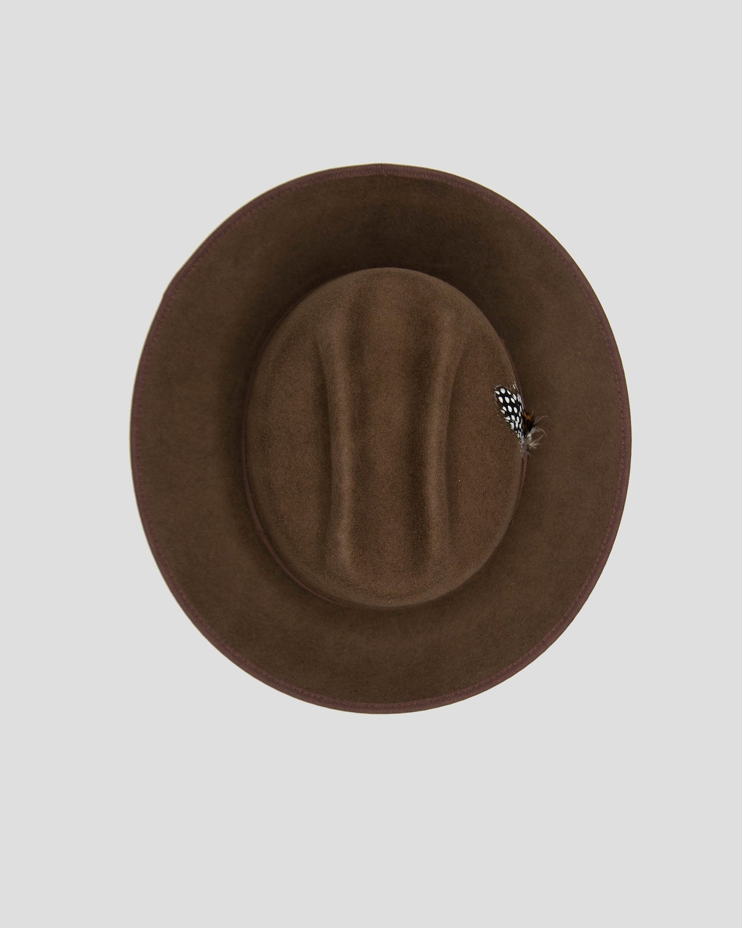 Tienda Ranch Fedora - Chocolate[Fast shipping and box packing]