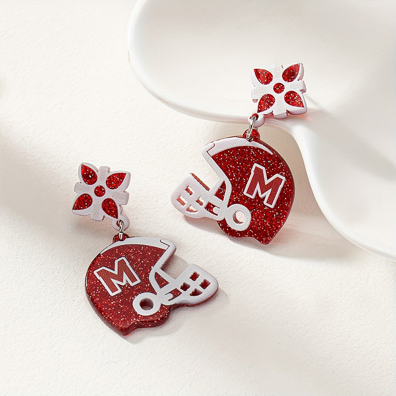 Classic Gameday Helmet Earrings