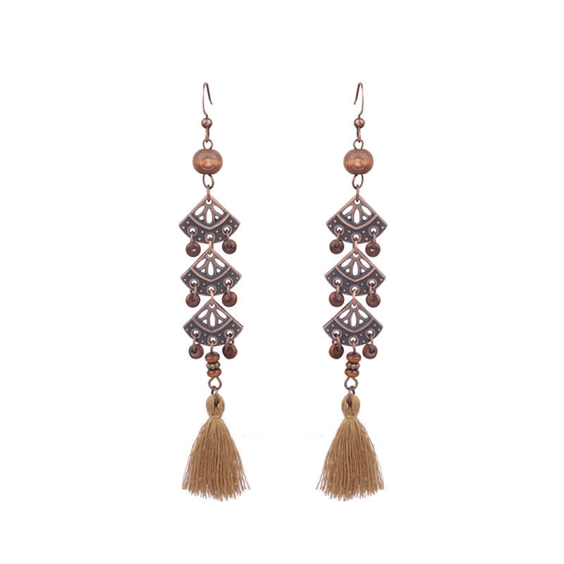 Women's Bohemian Tassel Irregular Earring