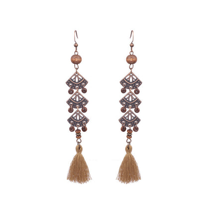 Women's Bohemian Tassel Irregular Earring