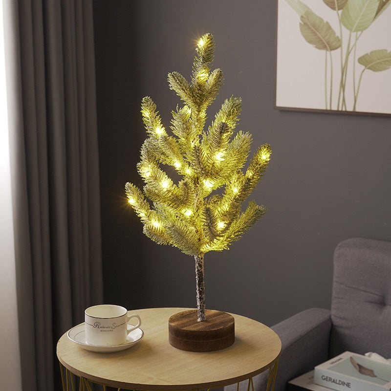 Pine Needle Tree Light LED Christmas Atmosphere Home Decoration Light