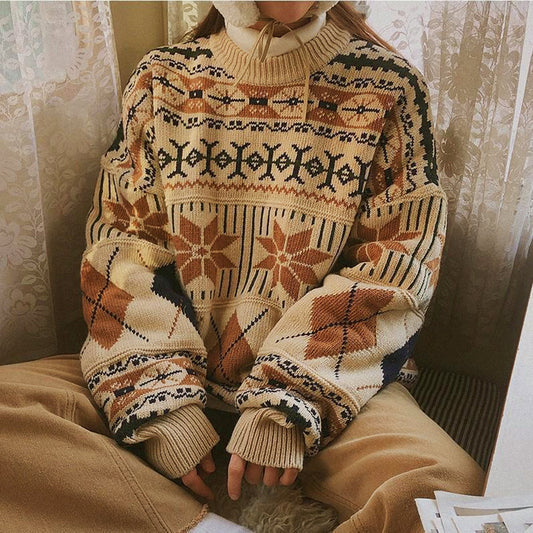 Retro Ethnic Style Sweater