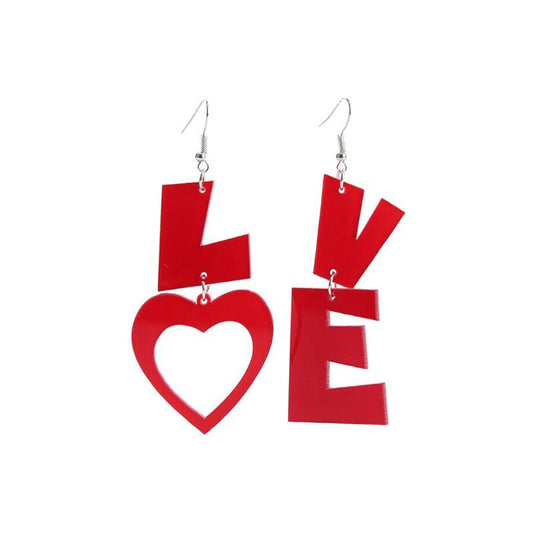 Valentine's Day Love Earrings