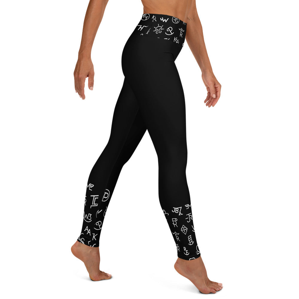 White Cattle Brands Yoga Leggings