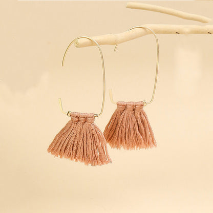 Women's Bohemian Tassel Long Earrings