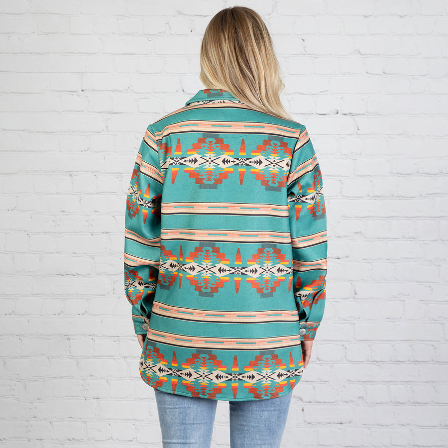 Cheyenne Aztec Serape Jacket size 2XL