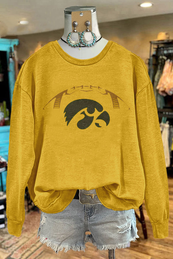 IOWA Football Gameday Print Sweatshirt