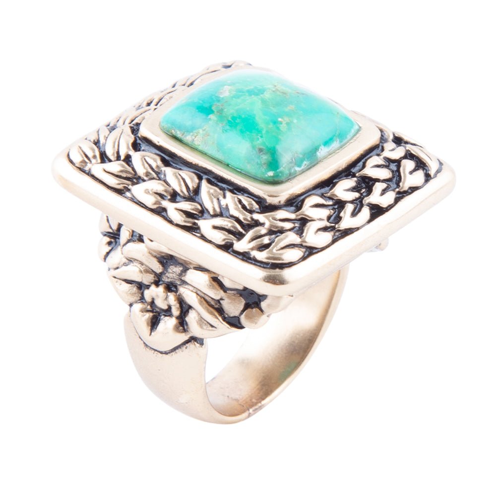 Aloha Lime Turquoise Ring