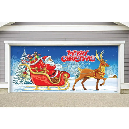 Christmas Mural for Garage Door