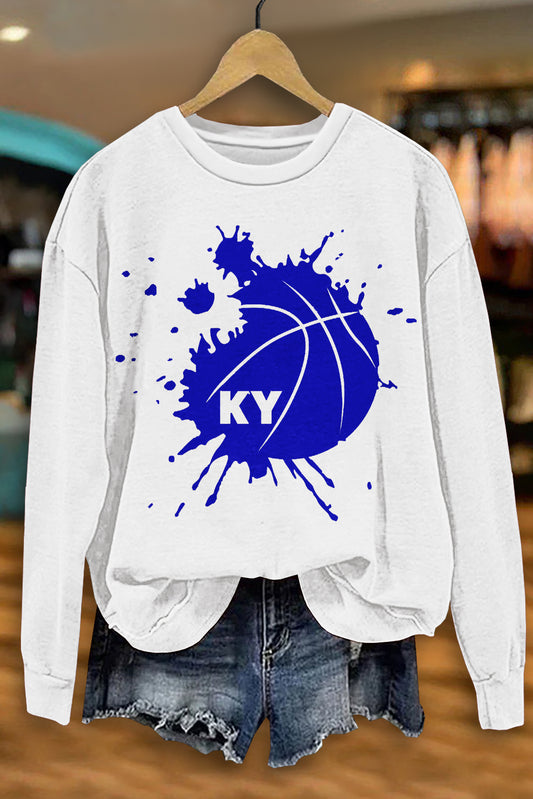 Kentucky Wildcats Basketball Game Day Print Sweatshirt