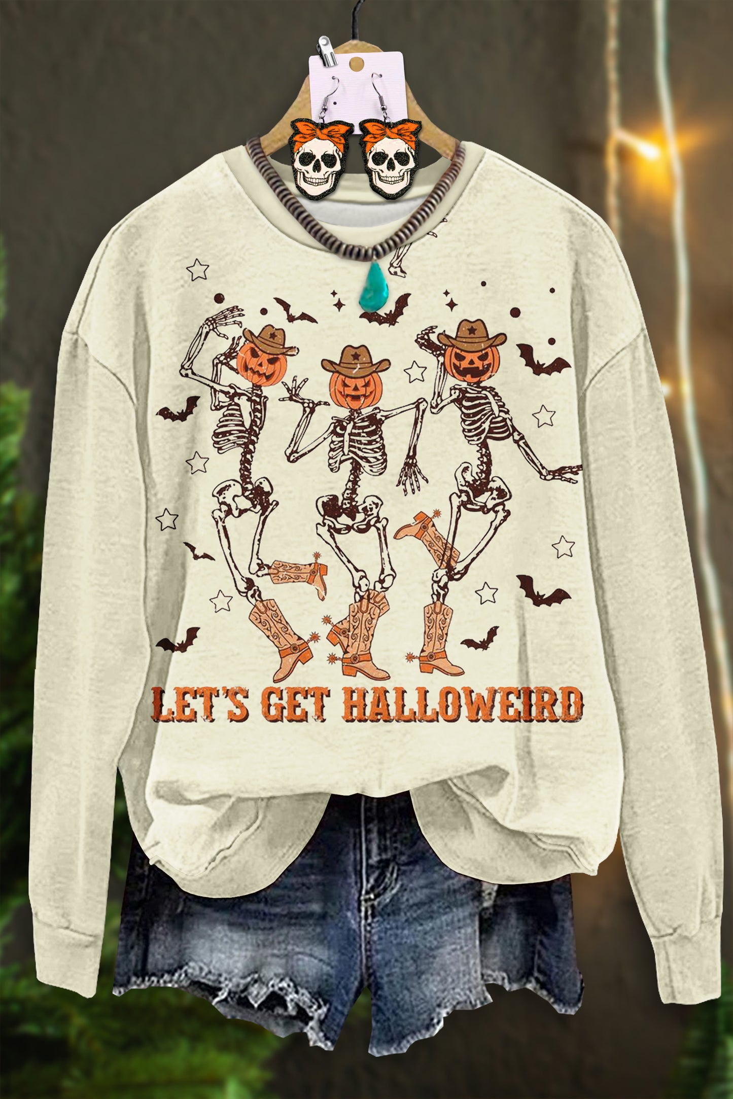 Halloween Let's Get Halloweird Sweatshirt