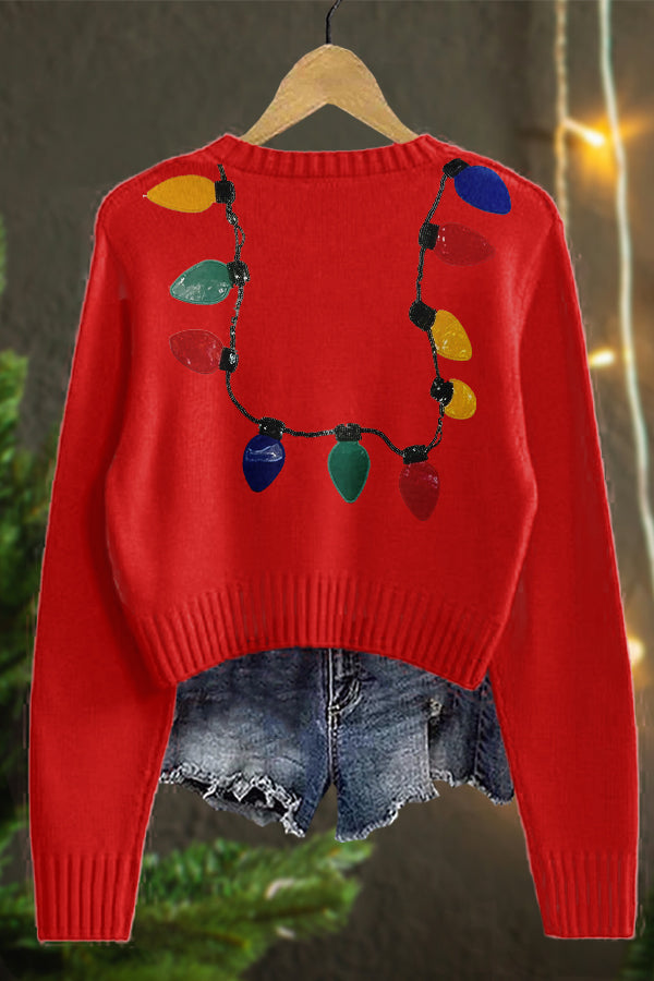 Classic Christmas Lights Sweater