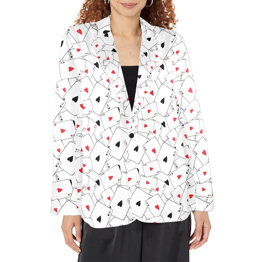 Vegas Blackjack Women's Western Blazer