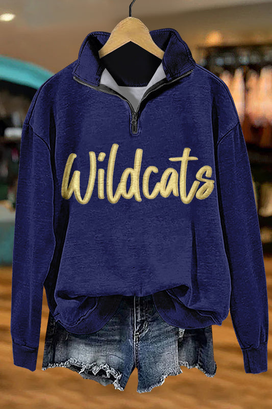 Unique Gameday Kentucky Wildcats Print Sweatshirt