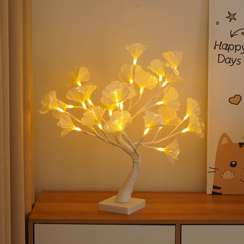 Christmas Fiber Optic Flower  LED Tree Light