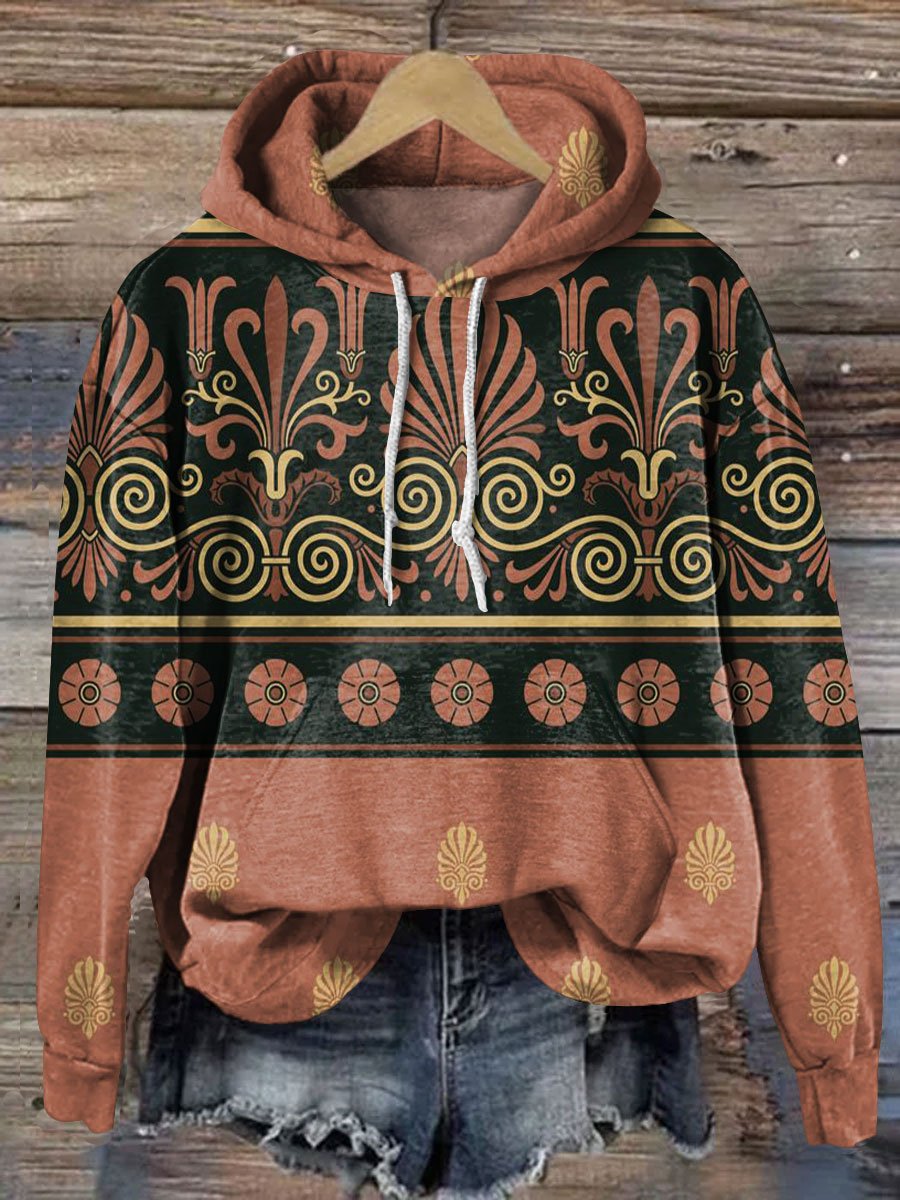 Aztec Pattern Art Print Casual Sweatshirt