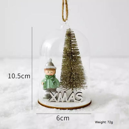 Christmas Luminous Glass Night Light