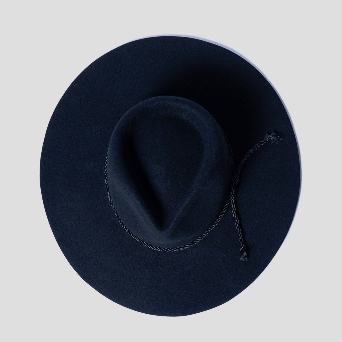 Classic Men's Felt Fedora Hat-Black