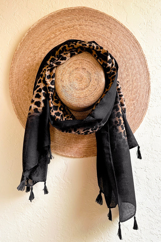 ANIMAL PRINT OMBRE SCARF