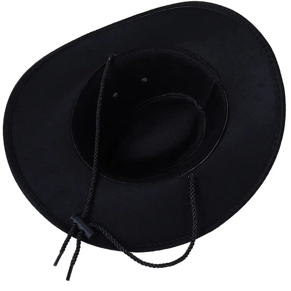 Vintage Western Suede Cowboy Hat