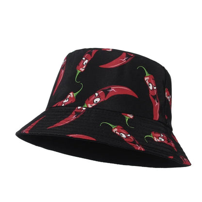 Avocado Cotton Bucket Hat Sun Hat