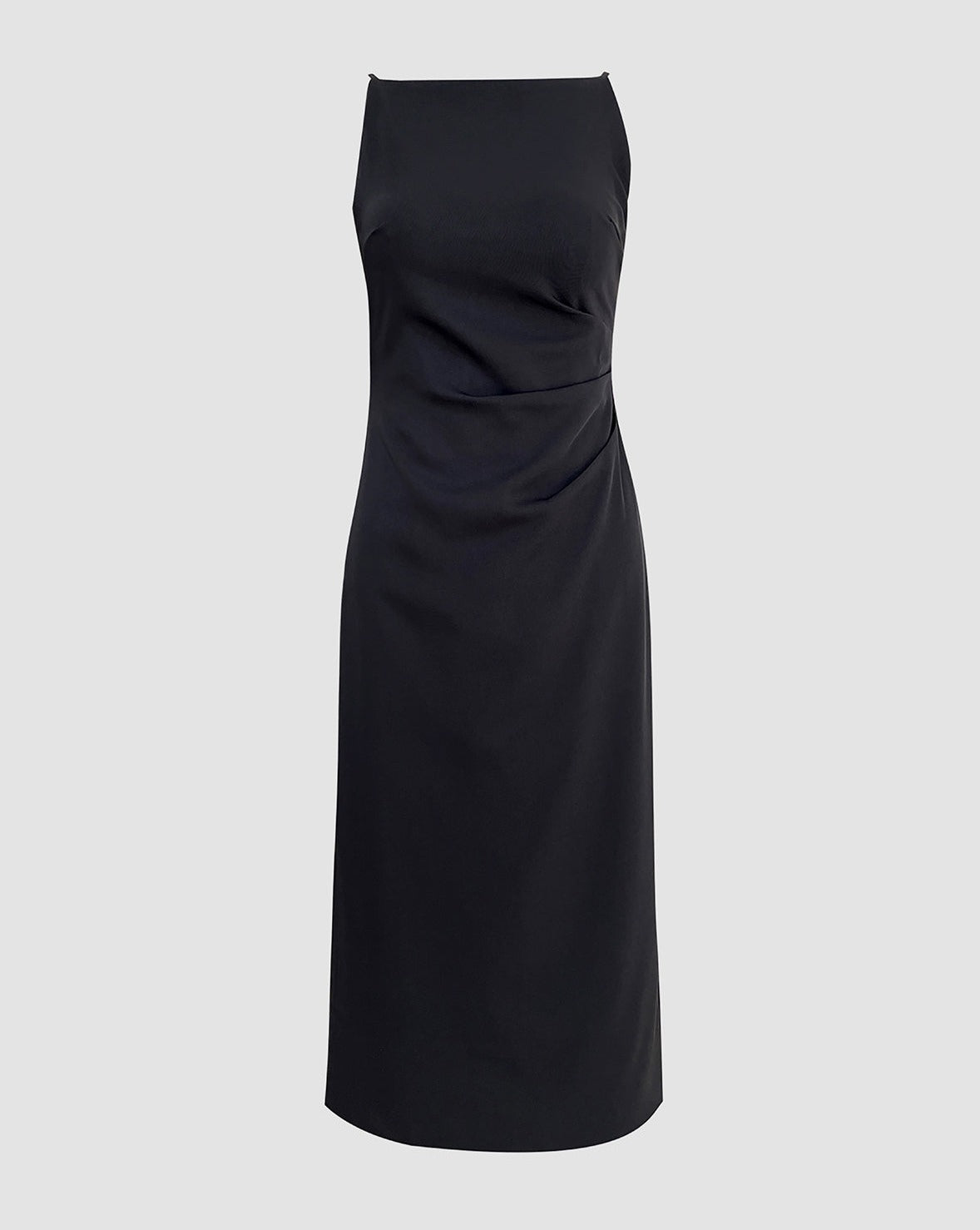 Silent Sea Boat Neck Midi Dress