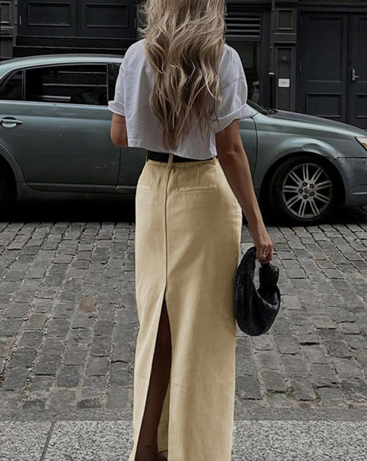 Parisian Slit Maxi Skirt