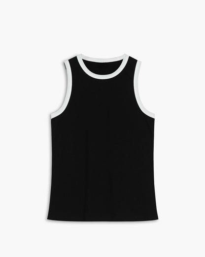 Worth A Million Contrast Trim Tank Top