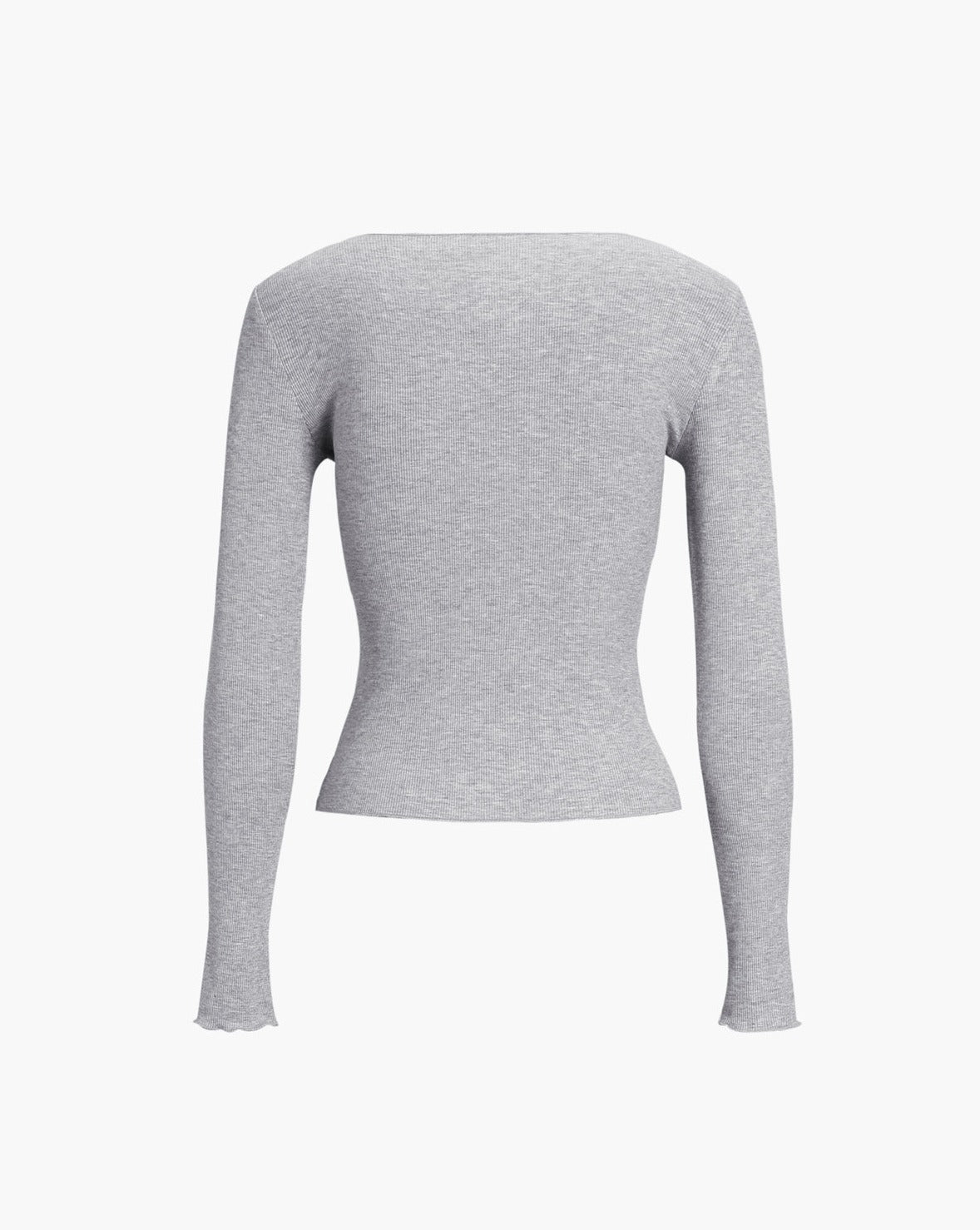 Basic Piping Long Sleeve Top