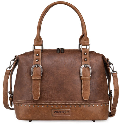 Wrangler Buckle Collection Barrel Satchel Doctor bag