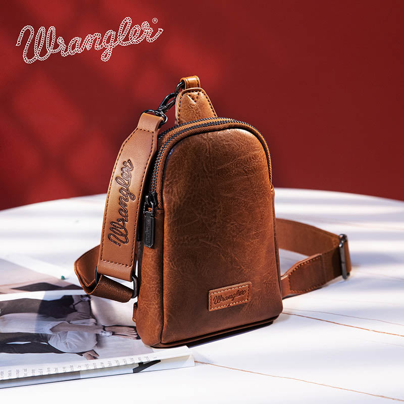 Wrangler Casual Plain Crossbody Sling Bag