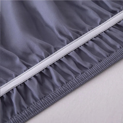 Wrap Around Dust Ruffles Elastic Easy-Install Bedskirt Wrinkle Fade Resistance Machine Washable