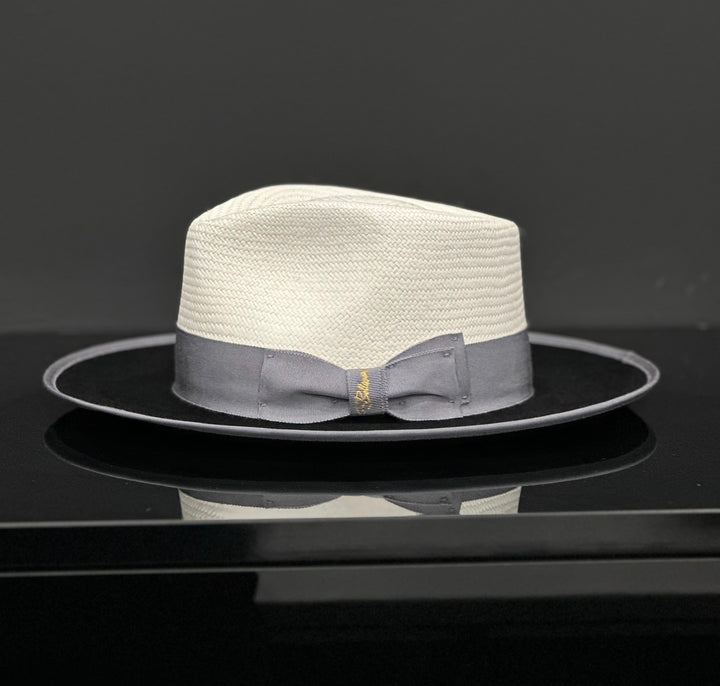 Effortless Class Two Stone Straw Felt Fedora Hat