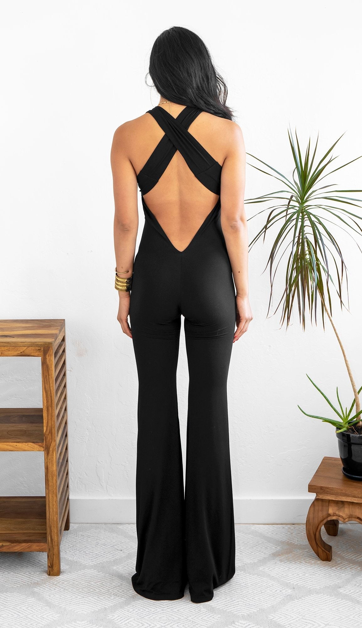 BELLE JUMPSUIT - BLACK