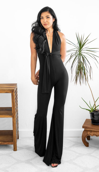 BELLE JUMPSUIT - BLACK