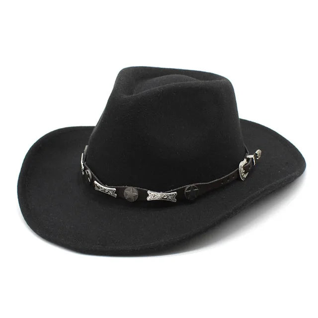 Cowboy Hat Classic Cowgirl Felt Jazz Hat