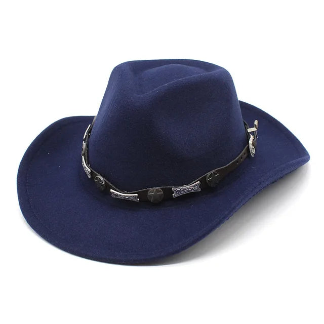 Cowboy Hat Classic Cowgirl Felt Jazz Hat