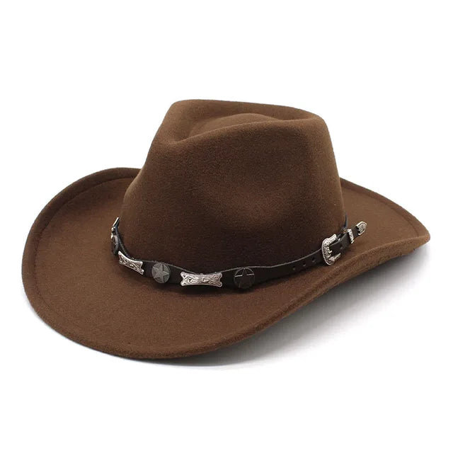 Cowboy Hat Classic Cowgirl Felt Jazz Hat