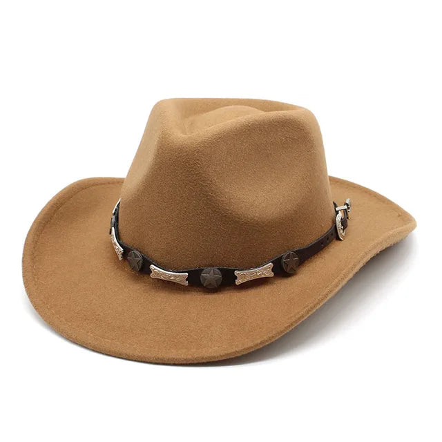 Cowboy Hat Classic Cowgirl Felt Jazz Hat