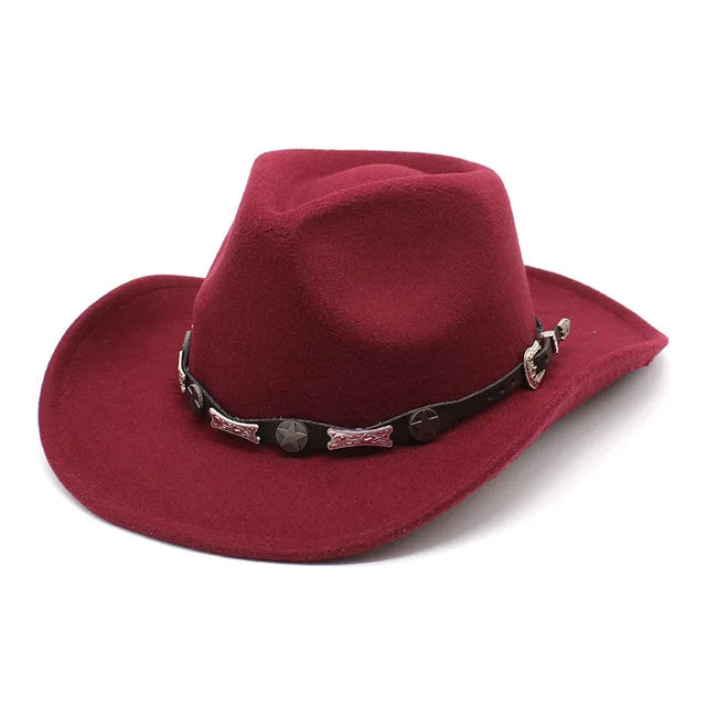 Cowboy Hat Classic Cowgirl Felt Jazz Hat