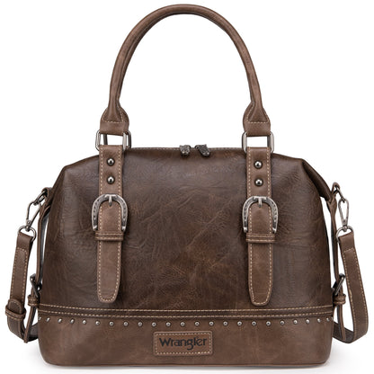 Wrangler Buckle Collection Barrel Satchel Doctor bag