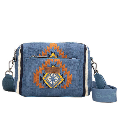 Wrangler Aztec Knitted Crossbody Purse