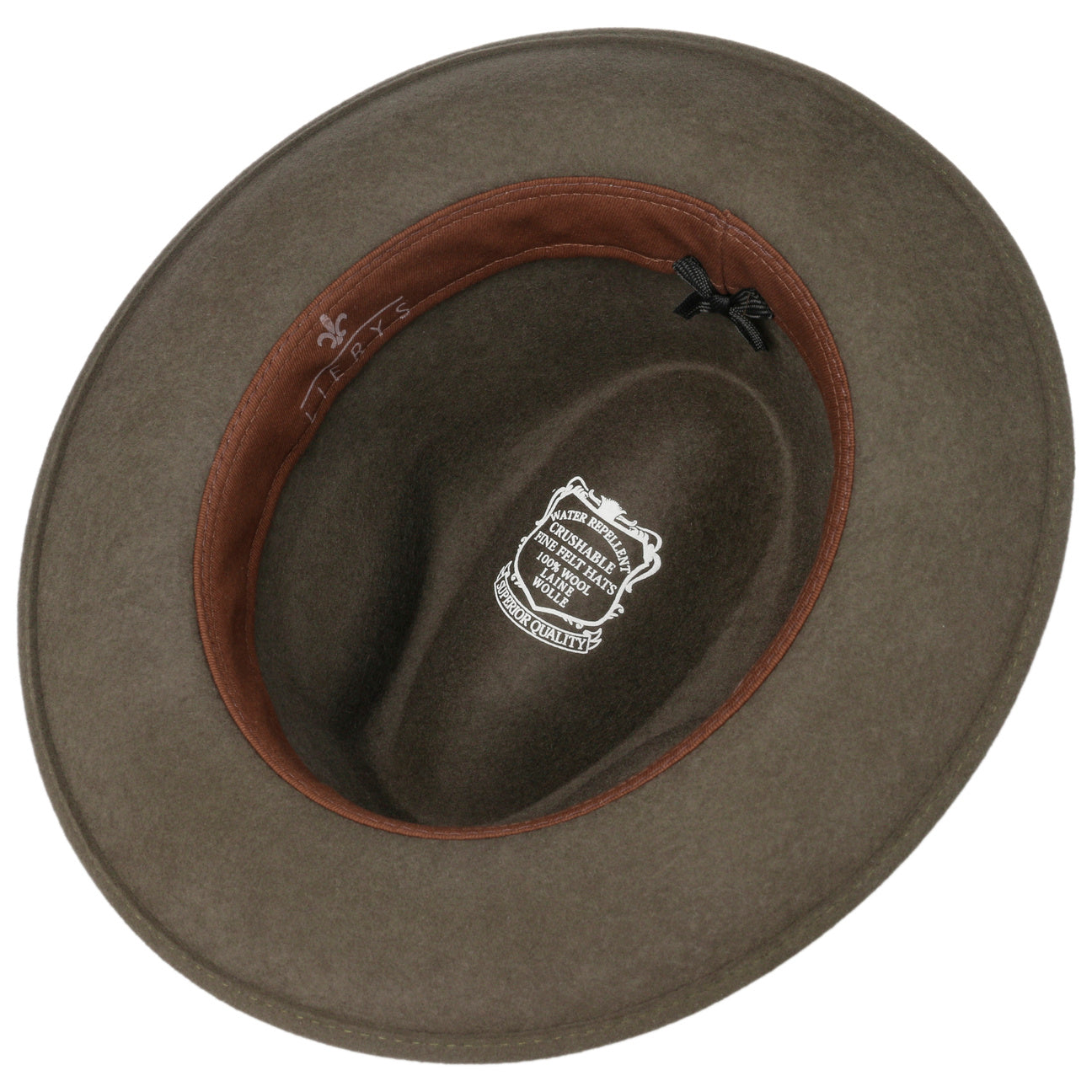 Time-Honored Wool Hat With Leather Band Fedora Hat