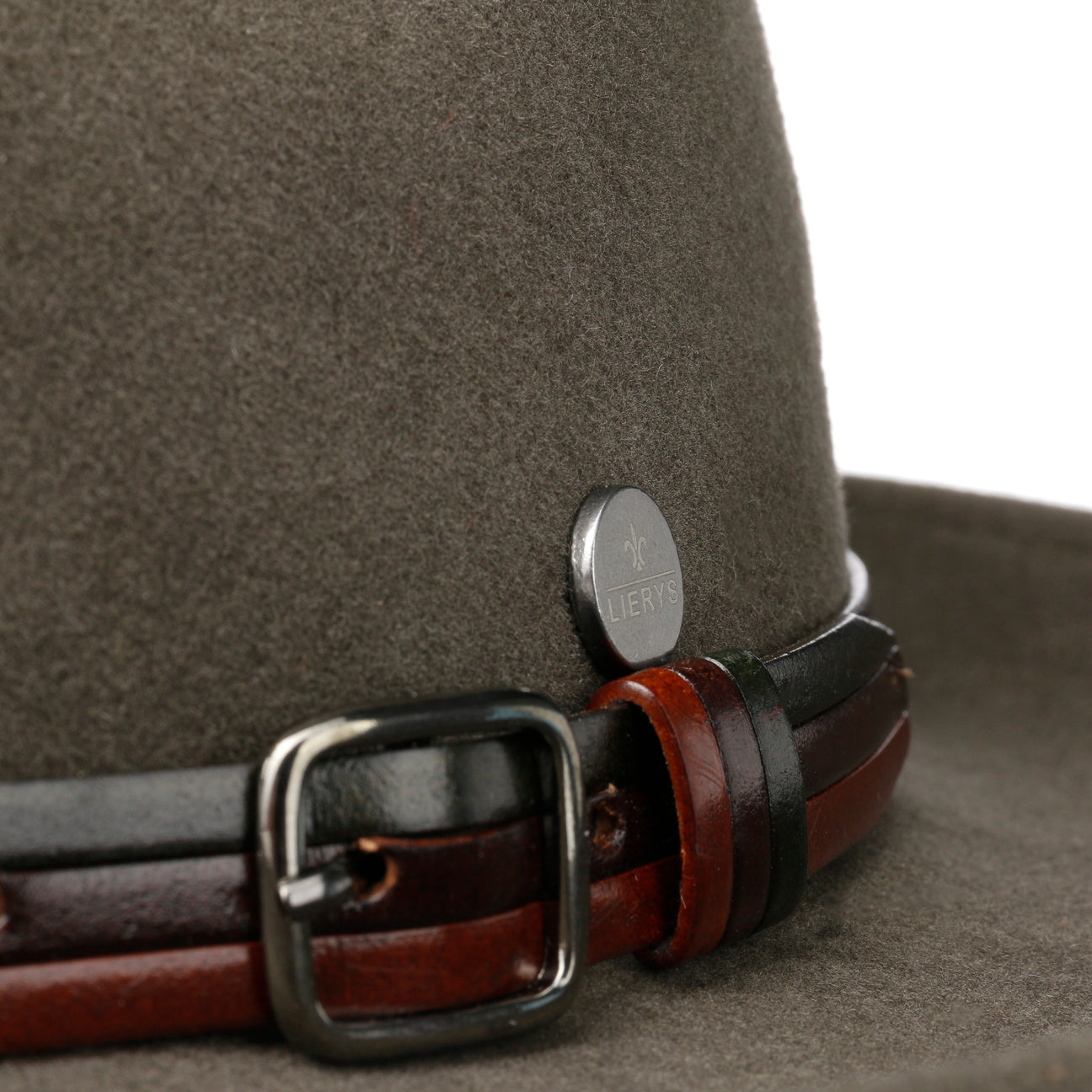 Time-Honored Wool Hat With Leather Band Fedora Hat