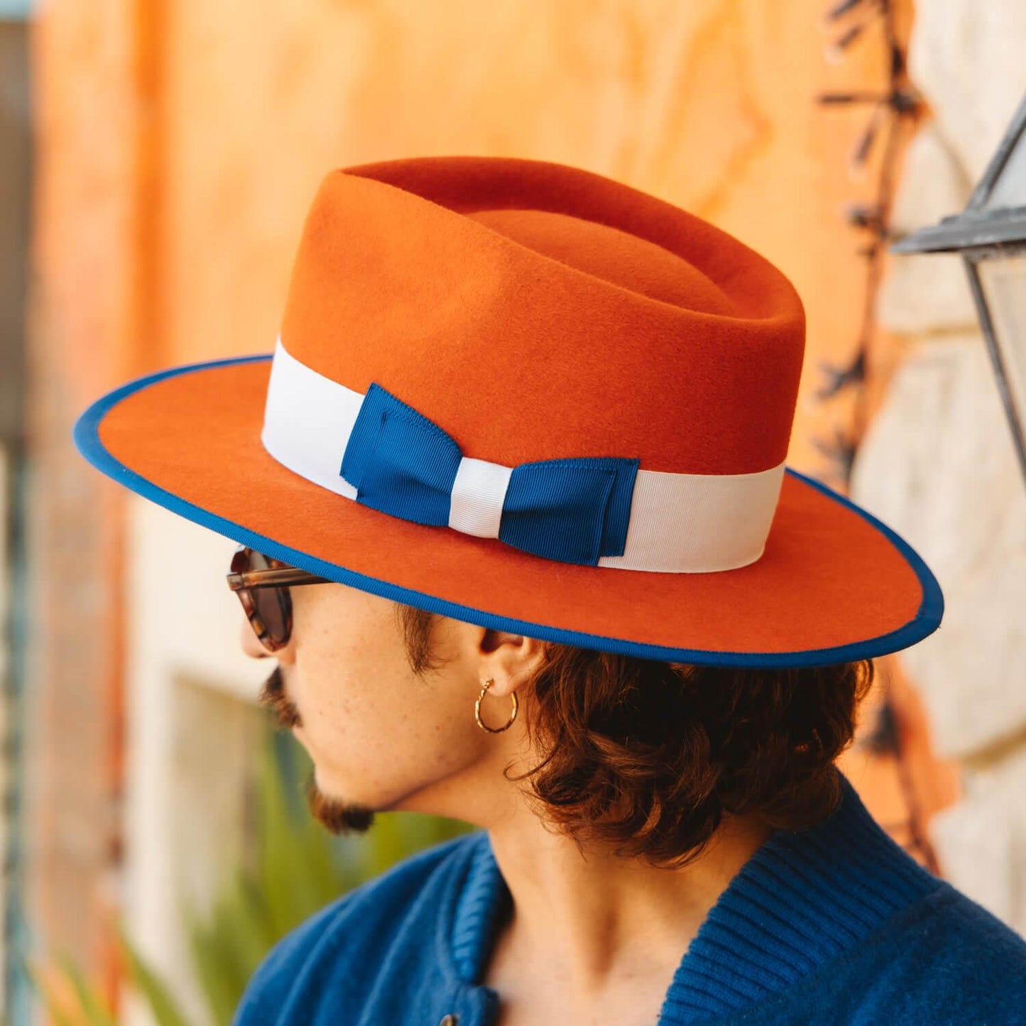 Sunny Citrus Wool Felt Hat