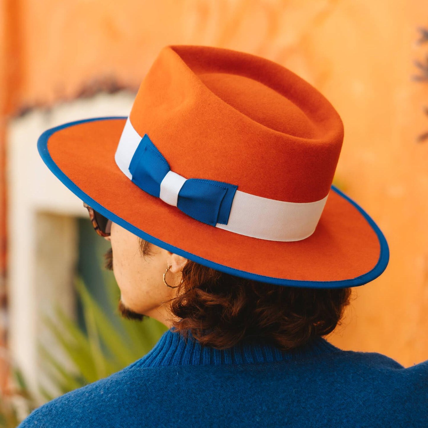 Sunny Citrus Wool Felt Hat